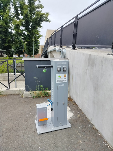 colonnina di ricarica bici