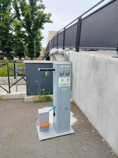 colonnina di ricarica bici